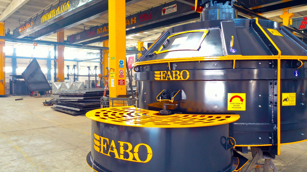 FABO twin shaft mixer - מערבל בטון: תמונה 1 FABO twin shaft mixer - מערבל בטון: תמונה 1