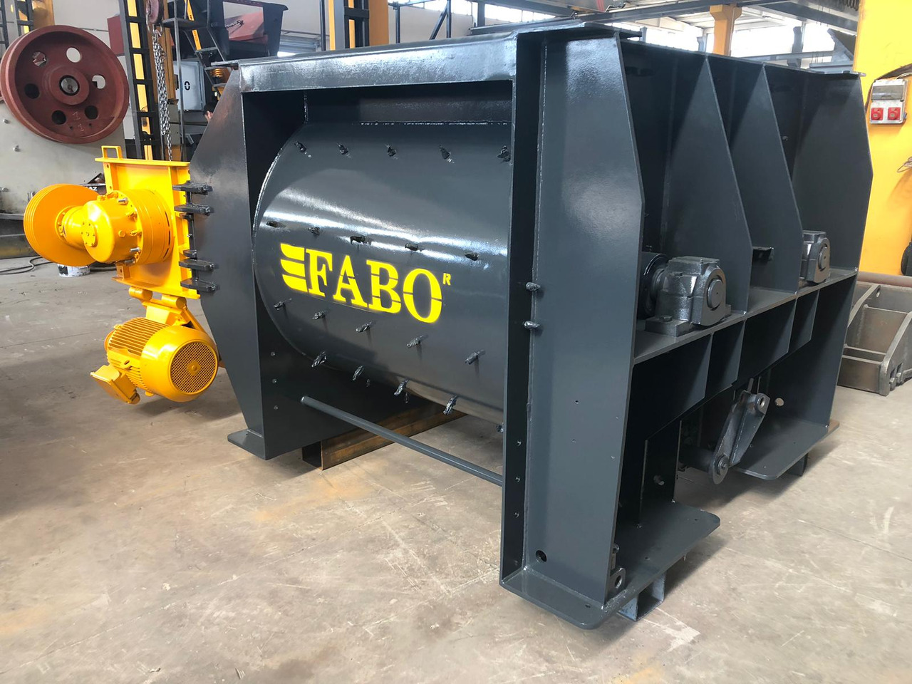 FABO twin shaft mixer - מערבל בטון: תמונה 2 FABO twin shaft mixer - מערבל בטון: תמונה 2