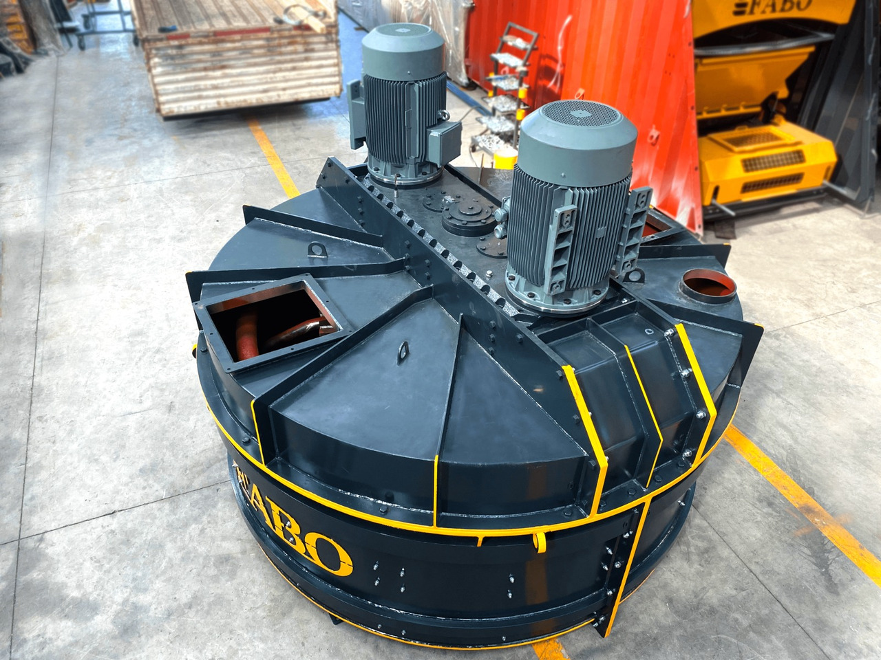 FABO twin shaft mixer - מערבל בטון: תמונה 3 FABO twin shaft mixer - מערבל בטון: תמונה 3