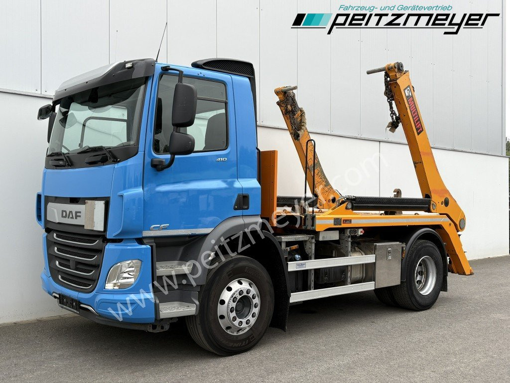 DAF CF 410 FA Multilift Futura 12 Tele + Zusatzverriegelung - משאית דילוג העמסה: תמונה 1 DAF CF 410 FA Multilift Futura 12 Tele + Zusatzverriegelung - משאית דילוג העמסה: תמונה 1