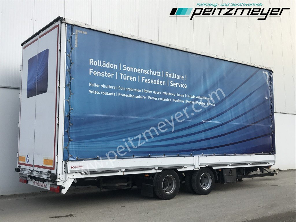 KRUKENMEIER Jumboanhänger TLPS 16,4, Hubdach, Edscha, verzinkt RSAB - קרון נגרר צד נופל/ שטוח: תמונה 1 KRUKENMEIER Jumboanhänger TLPS 16,4, Hubdach, Edscha, verzinkt RSAB - קרון נגרר צד נופל/ שטוח: תמונה 1