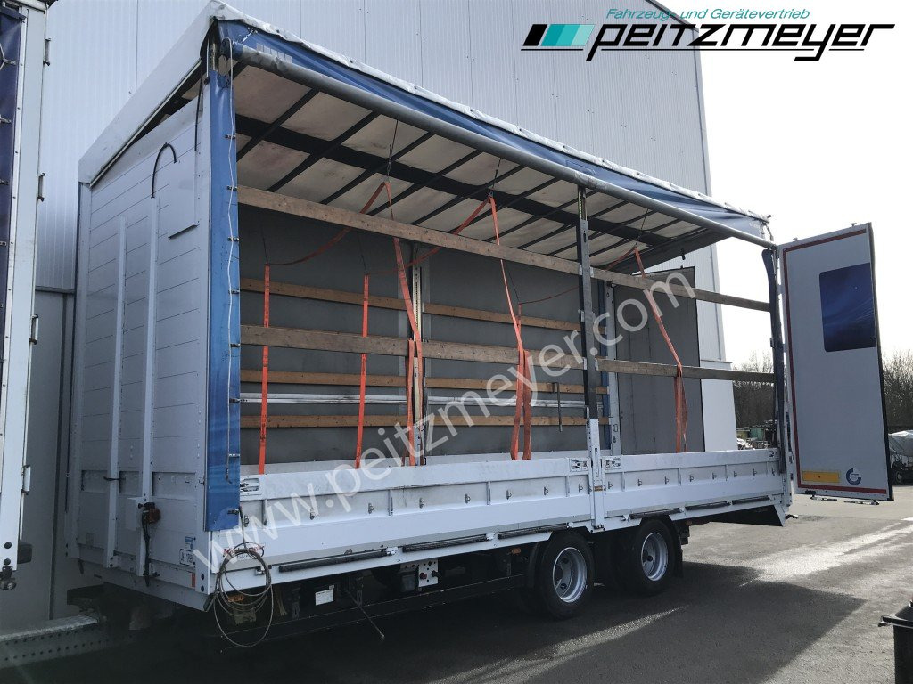 KRUKENMEIER Jumboanhänger TLPS 16,4, Hubdach, Edscha, verzinkt RSAB - קרון נגרר צד נופל/ שטוח: תמונה 3 KRUKENMEIER Jumboanhänger TLPS 16,4, Hubdach, Edscha, verzinkt RSAB - קרון נגרר צד נופל/ שטוח: תמונה 3