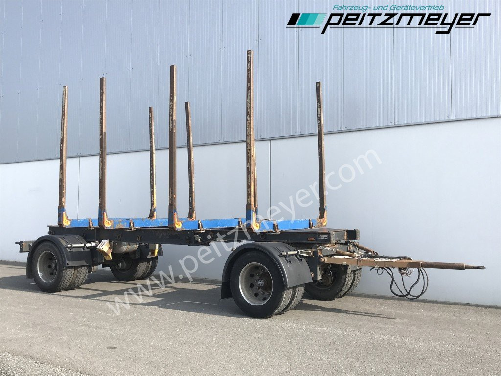 Krämer Kurzholzanhänger 20 t. Holzanhänger 4 Paar Exte Stahlrungen, Alcoa Alufelgen - קרון נגרר לעץ: תמונה 3 Krämer Kurzholzanhänger 20 t. Holzanhänger 4 Paar Exte Stahlrungen, Alcoa Alufelgen - קרון נגרר לעץ: תמונה 3