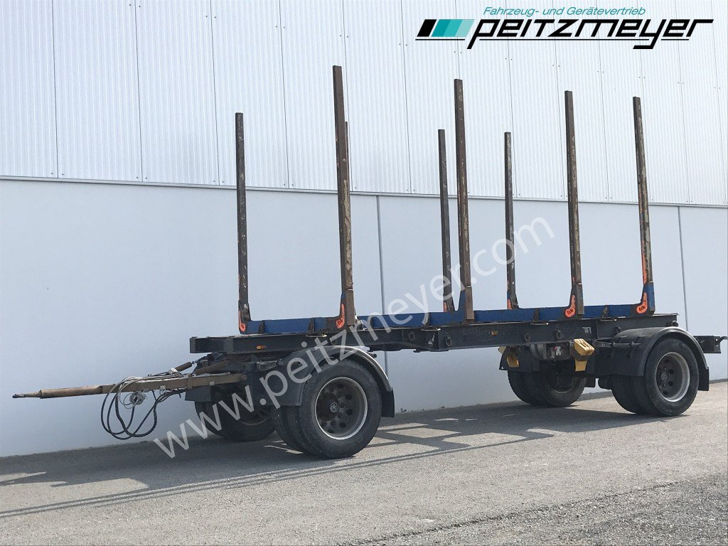Krämer Kurzholzanhänger 20 t. Holzanhänger 4 Paar Exte Stahlrungen, Alcoa Alufelgen - קרון נגרר לעץ: תמונה 4 Krämer Kurzholzanhänger 20 t. Holzanhänger 4 Paar Exte Stahlrungen, Alcoa Alufelgen - קרון נגרר לעץ: תמונה 4