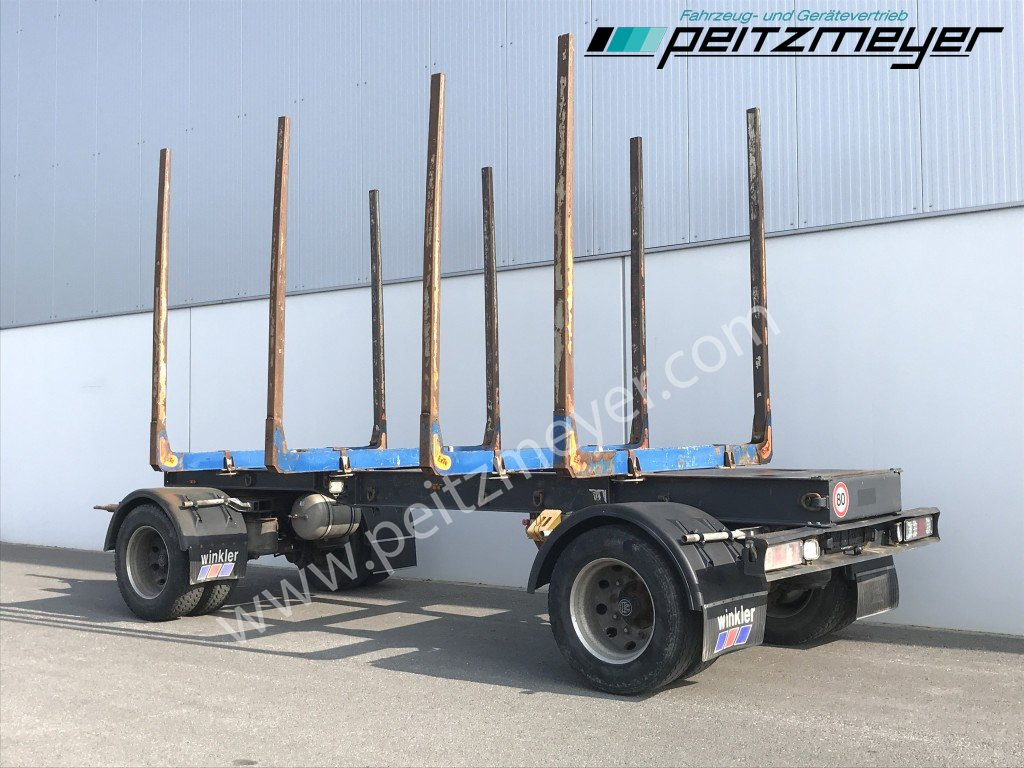 Krämer Kurzholzanhänger 20 t. Holzanhänger 4 Paar Exte Stahlrungen, Alcoa Alufelgen - קרון נגרר לעץ: תמונה 2 Krämer Kurzholzanhänger 20 t. Holzanhänger 4 Paar Exte Stahlrungen, Alcoa Alufelgen - קרון נגרר לעץ: תמונה 2