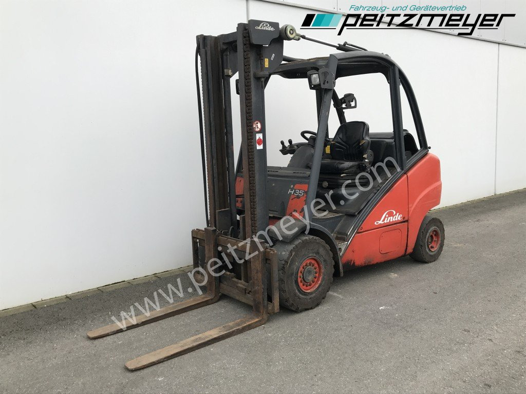 LINDE Gabelstapler H 35 T Gas + Seitenschieber - מלגזת LPG: תמונה 1 LINDE Gabelstapler H 35 T Gas + Seitenschieber - מלגזת LPG: תמונה 1