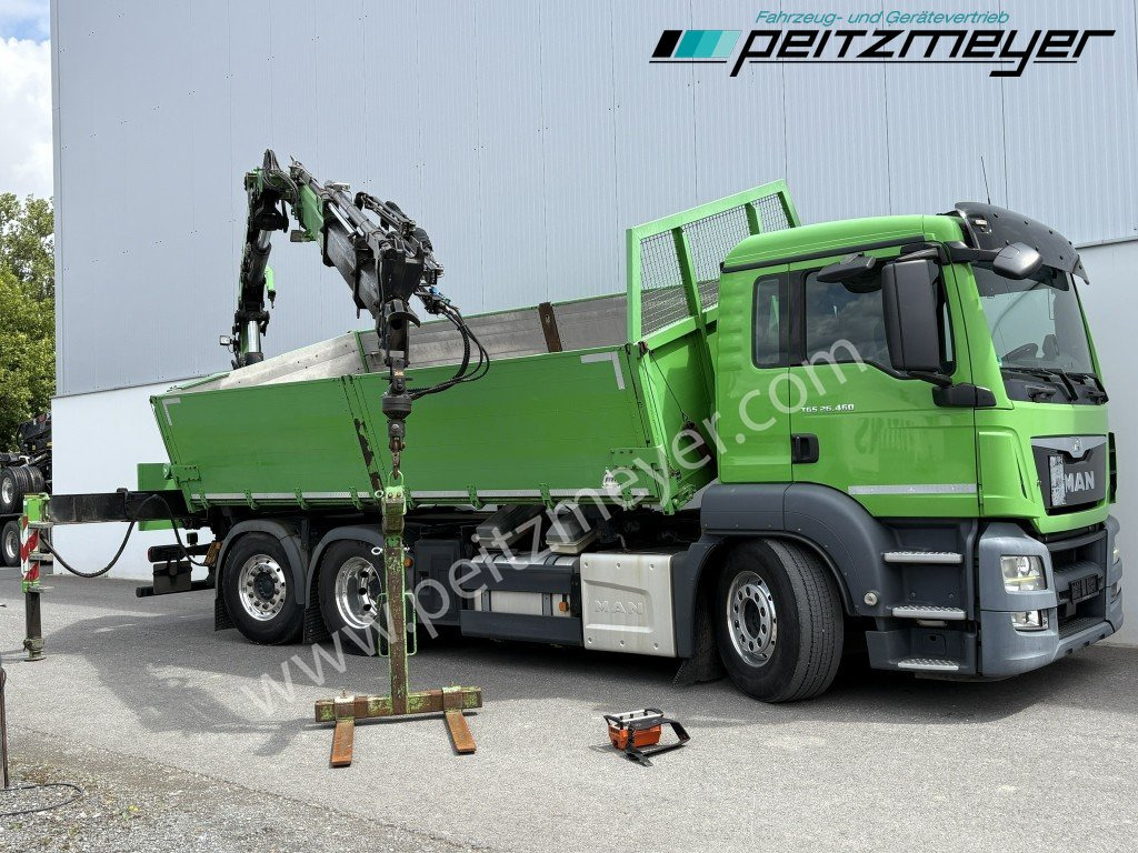 MAN TGS 26.460 FL 6x2 Kipper+Kran+Funk Lenkachse, 2-Seitenkipper, Atlas 172.3 - מזהיר, משאית מנוף: תמונה 2 MAN TGS 26.460 FL 6x2 Kipper+Kran+Funk Lenkachse, 2-Seitenkipper, Atlas 172.3 - מזהיר, משאית מנוף: תמונה 2