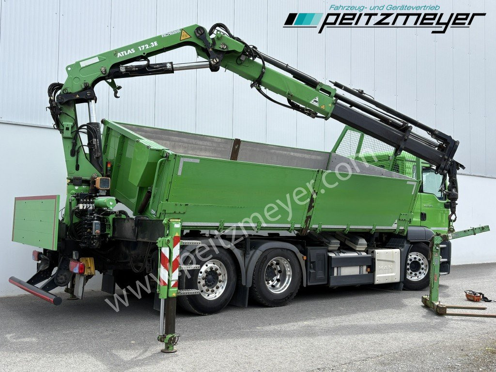 MAN TGS 26.460 FL 6x2 Kipper+Kran+Funk Lenkachse, 2-Seitenkipper, Atlas 172.3 - מזהיר, משאית מנוף: תמונה 4 MAN TGS 26.460 FL 6x2 Kipper+Kran+Funk Lenkachse, 2-Seitenkipper, Atlas 172.3 - מזהיר, משאית מנוף: תמונה 4