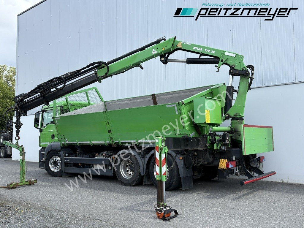 MAN TGS 26.460 FL 6x2 Kipper+Kran+Funk Lenkachse, 2-Seitenkipper, Atlas 172.3 - מזהיר, משאית מנוף: תמונה 3 MAN TGS 26.460 FL 6x2 Kipper+Kran+Funk Lenkachse, 2-Seitenkipper, Atlas 172.3 - מזהיר, משאית מנוף: תמונה 3