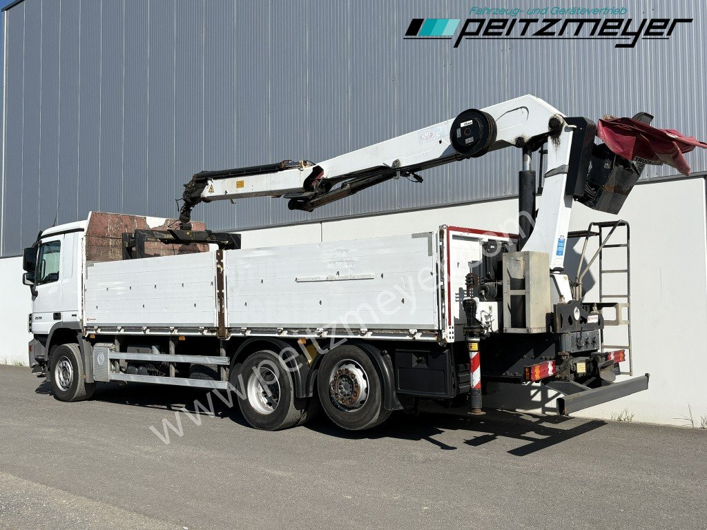 MERCEDES-BENZ Actros 2536 LL Pritsche HMF Heckkran m. Zange Baustoff - משאית צד נופל/ שטוחה, משאית מנוף: תמונה 3 MERCEDES-BENZ Actros 2536 LL Pritsche HMF Heckkran m. Zange Baustoff - משאית צד נופל/ שטוחה, משאית מנוף: תמונה 3