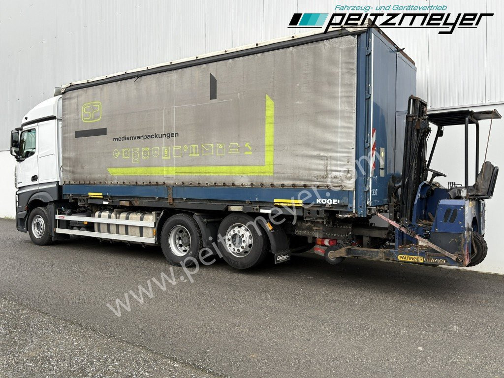 MERCEDES-BENZ Actros 2542 LL BDF Pritsche + Mitnahmestapler komplett - משאית וילונות צד: תמונה 4 MERCEDES-BENZ Actros 2542 LL BDF Pritsche + Mitnahmestapler komplett - משאית וילונות צד: תמונה 4