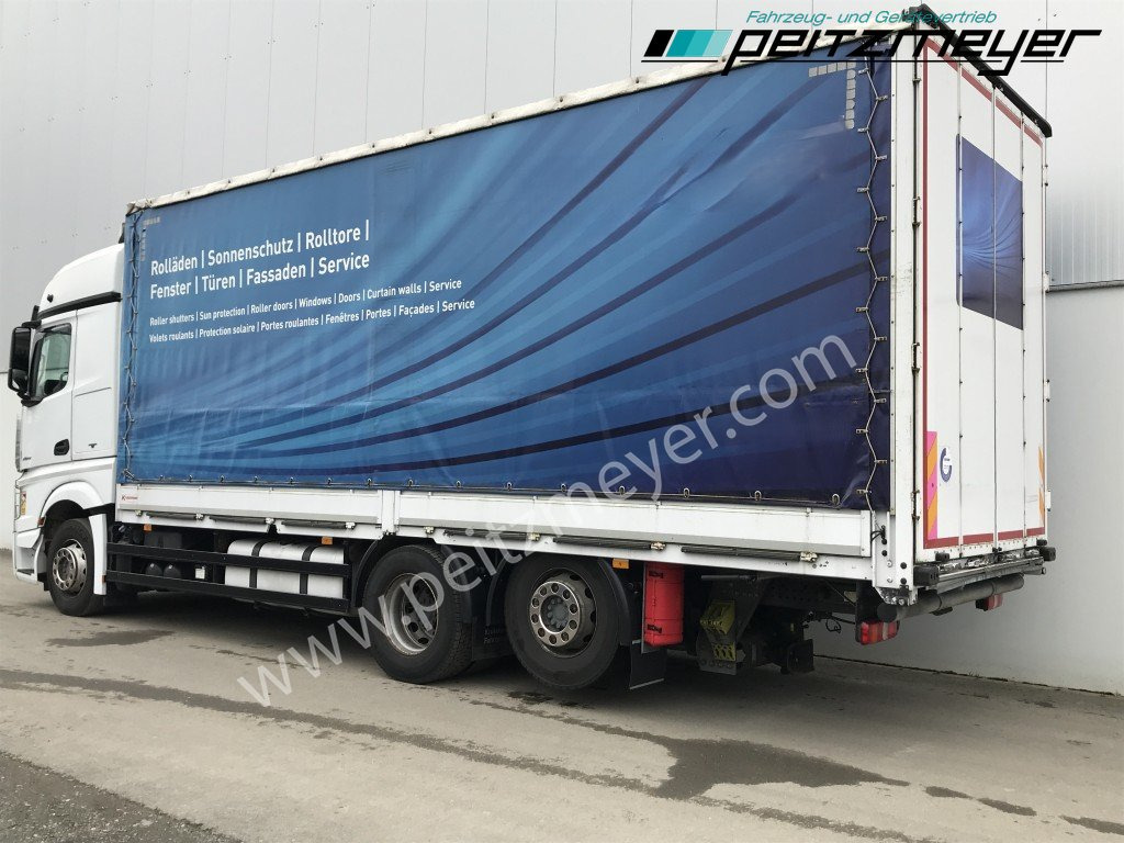 MERCEDES-BENZ Actros 2542 LL Pritsche, EU 6, Klima, Standklima, - משאית וילונות צד: תמונה 4 MERCEDES-BENZ Actros 2542 LL Pritsche, EU 6, Klima, Standklima, - משאית וילונות צד: תמונה 4