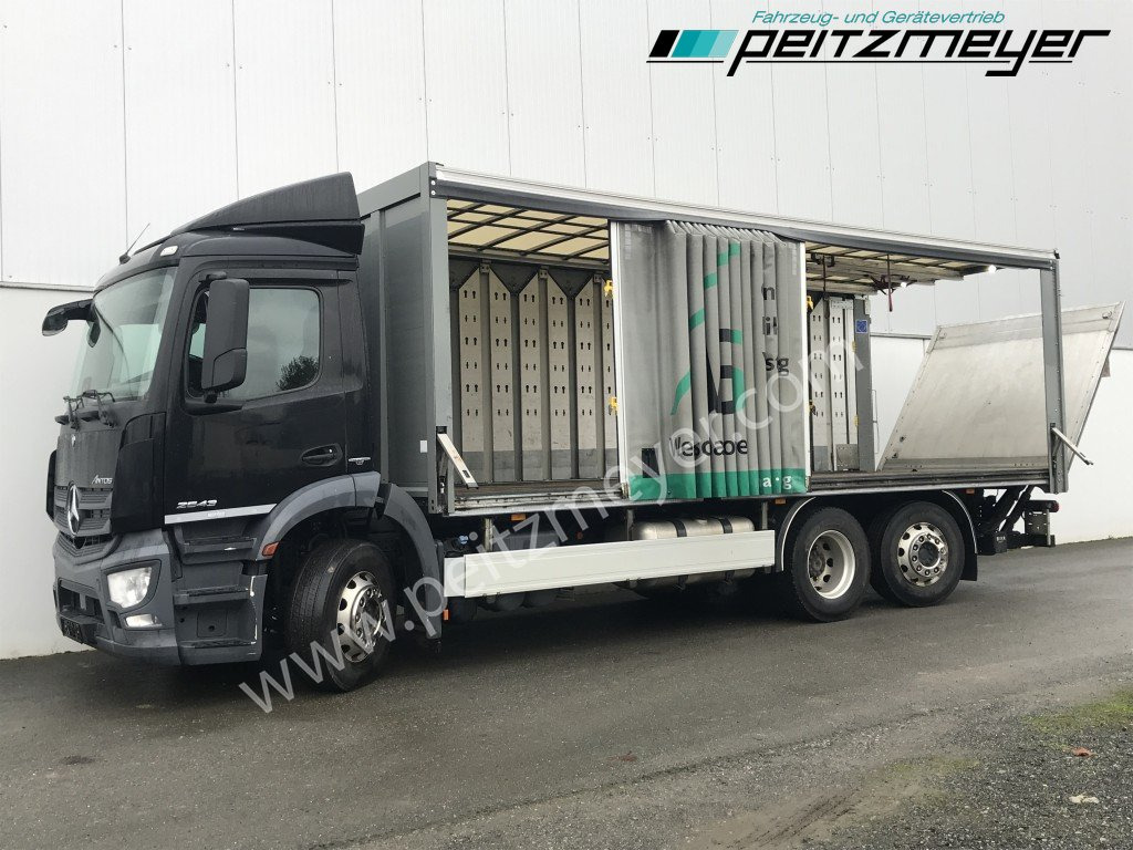 MERCEDES-BENZ Antos 2543 LL Ewers Getränke Retarder, 2 x AHK, LBW 2 t., Lenkachse - משאית משקאות: תמונה 1 MERCEDES-BENZ Antos 2543 LL Ewers Getränke Retarder, 2 x AHK, LBW 2 t., Lenkachse - משאית משקאות: תמונה 1