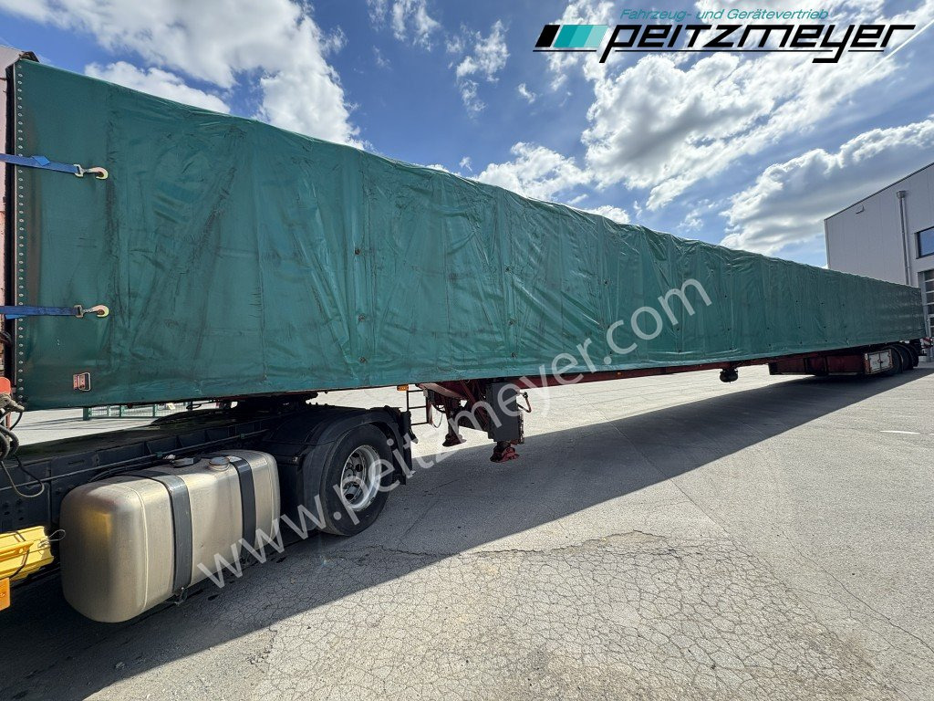 NOOTEBOOM ( NL ) OVB-48-03V hydr. gelenkt Tele, 26,35 m unter Plane, Fernsteuerung, - סמיטריילר עם וילונות צד: תמונה 3 NOOTEBOOM ( NL ) OVB-48-03V hydr. gelenkt Tele, 26,35 m unter Plane, Fernsteuerung, - סמיטריילר עם וילונות צד: תמונה 3