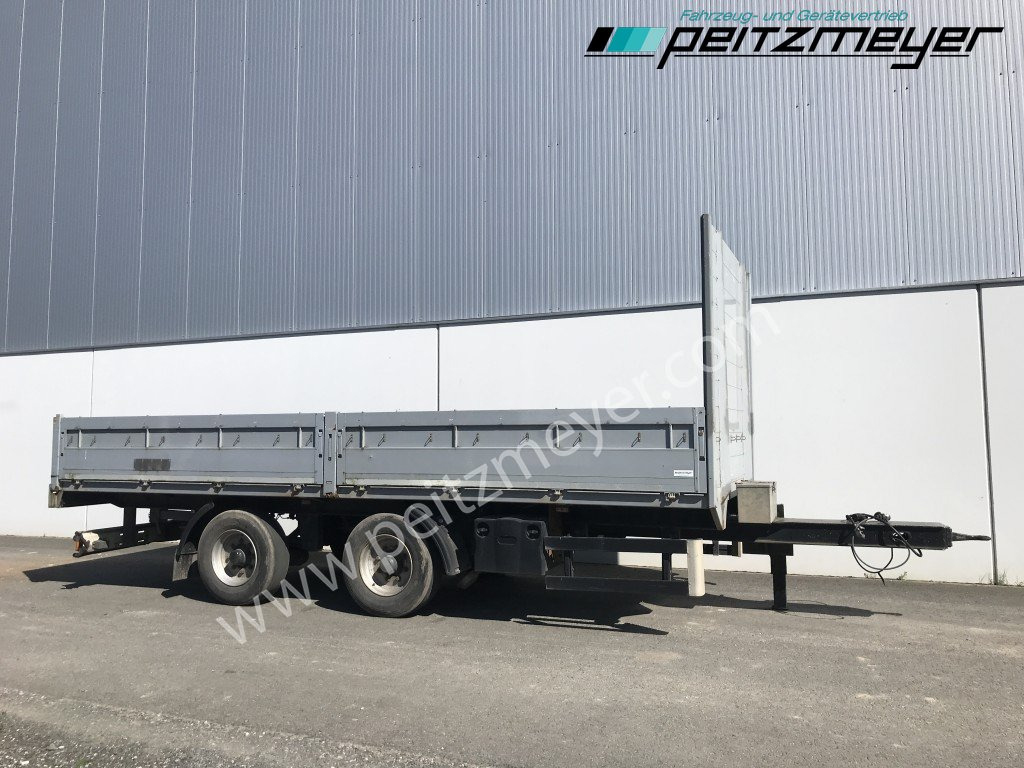 קרון נגרר צד נופל/ שטוח SCHMIDT,HAGEN Tandemanhänger TPT/13/E/6,5 Liftachse, auflastbar auf 18 t.: תמונה 8