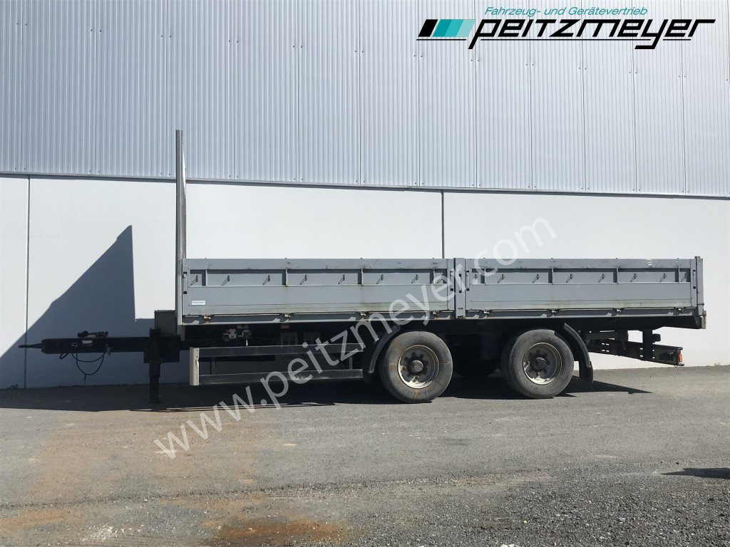 קרון נגרר צד נופל/ שטוח SCHMIDT,HAGEN Tandemanhänger TPT/13/E/6,5 Liftachse, auflastbar auf 18 t.: תמונה 7