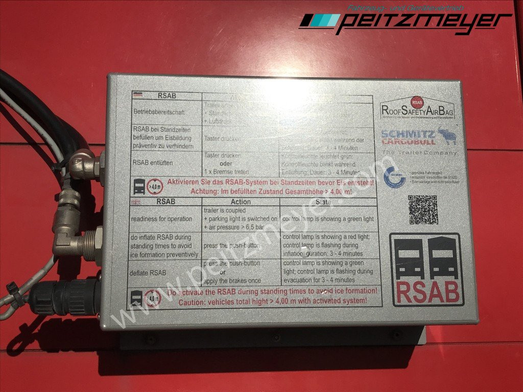 סמיטריילר עם וילונות צד SCHMITZ SCS verzinkt, RSAB, Edscha, Liftachse: תמונה 13