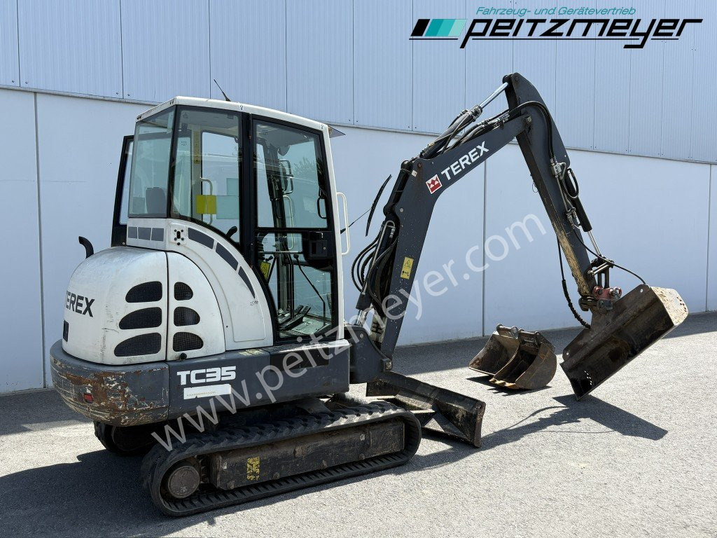 TEREX MINIBAGGER TC 35 mit hydr. Schwenklöffel 1.300 mm - מיני מחפר: תמונה 3 TEREX MINIBAGGER TC 35 mit hydr. Schwenklöffel 1.300 mm - מיני מחפר: תמונה 3