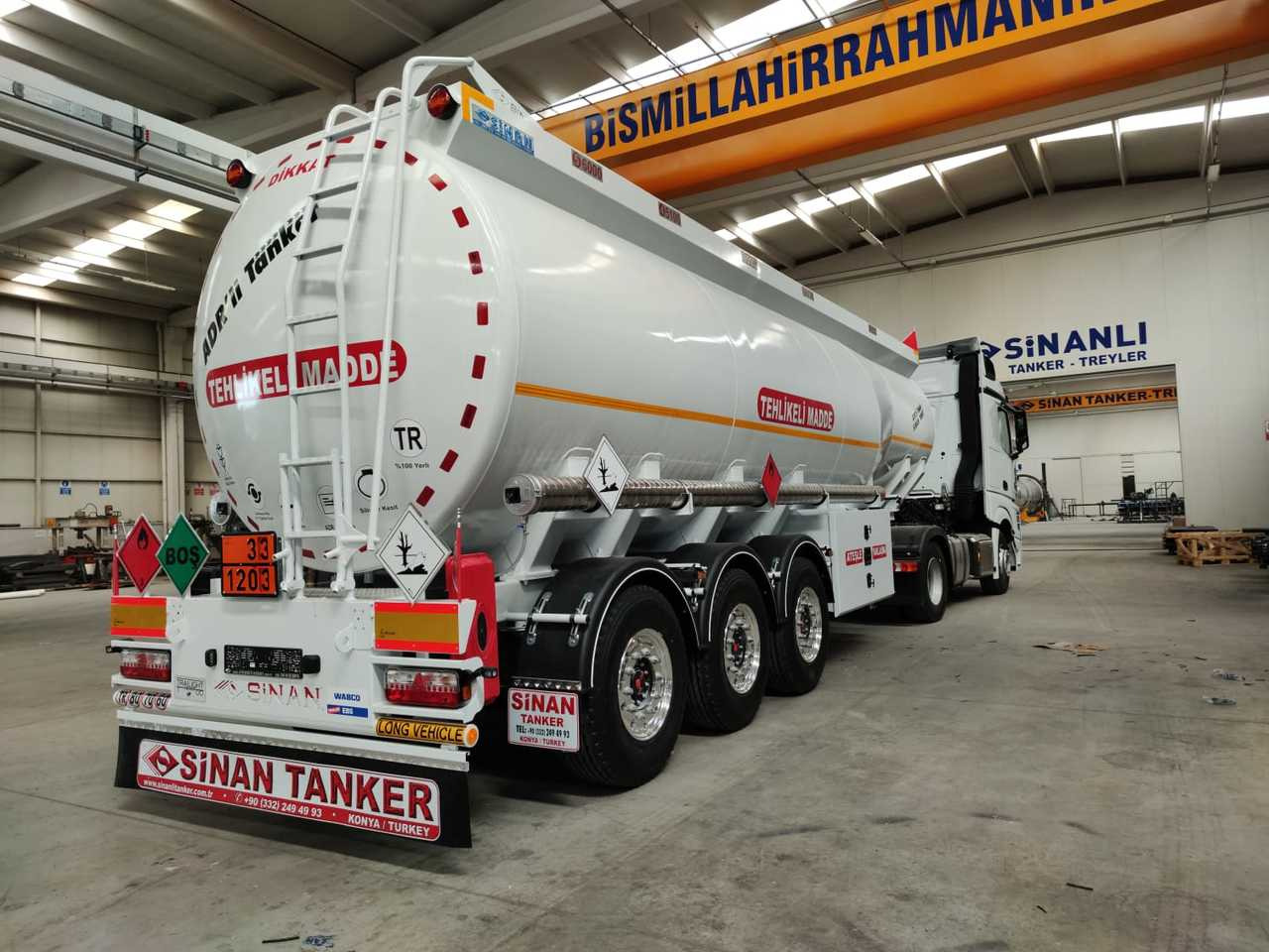 חָדָשׁ סמיטריילר מכל עבור הובלה של דלק SINAN TANKER-TREYLER Aluminium, fuel tanker- Бензовоз Алюминьевый: תמונה 17