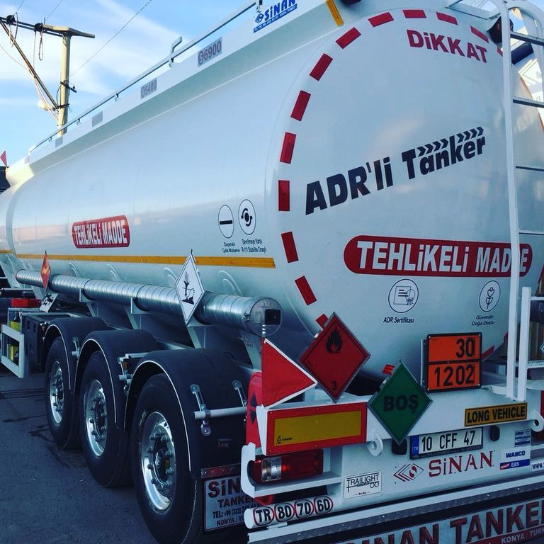 חָדָשׁ סמיטריילר מכל עבור הובלה של דלק SINAN TANKER-TREYLER Aluminium, fuel tanker- Бензовоз Алюминьевый: תמונה 12