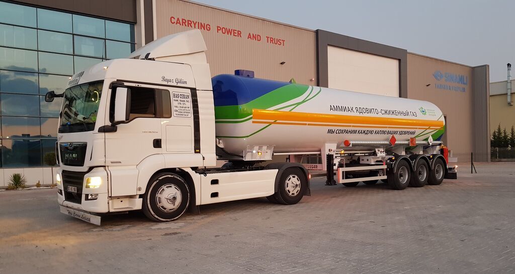 SINAN TANKER-TREYLER Ammonia Tanker - Аммиаковоз Автоцистерна - صهريج نقل الأمونيوم - סמיטריילר מכל: תמונה 2 SINAN TANKER-TREYLER Ammonia Tanker - Аммиаковоз Автоцистерна - صهريج نقل الأمونيوم - סמיטריילר מכל: תמונה 2