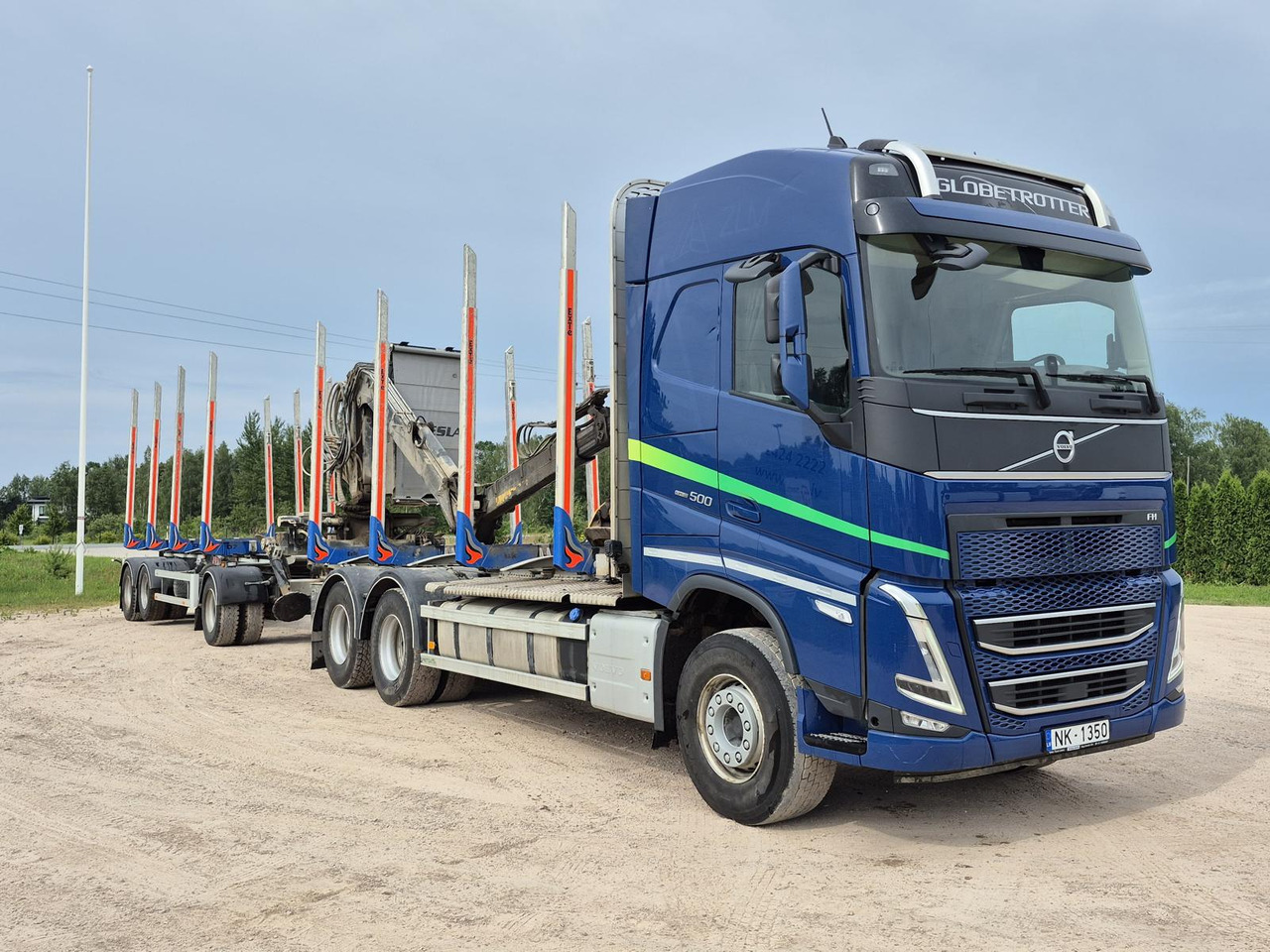 VOLVO FH500 JYKI V31 Kesla - משאית עץ: תמונה 1 VOLVO FH500 JYKI V31 Kesla - משאית עץ: תמונה 1