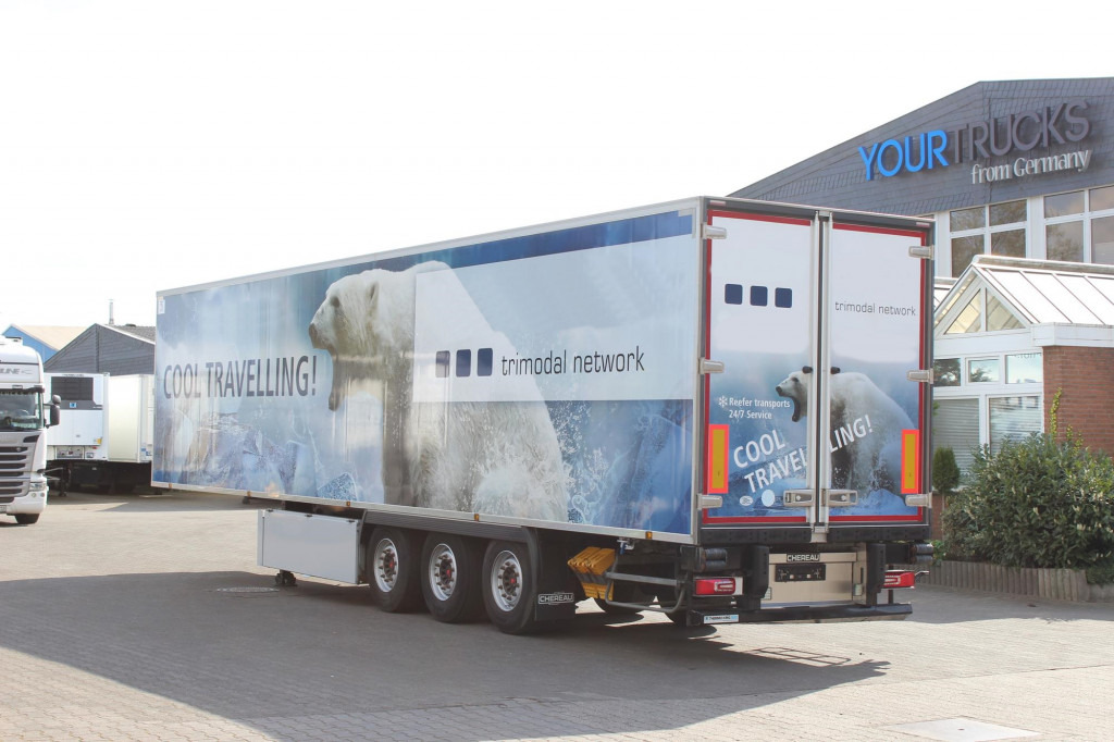 סמיטריילר עם קירור Chereau Thermo King A500 Doppelstock Blumen SAF Lift: תמונה 12