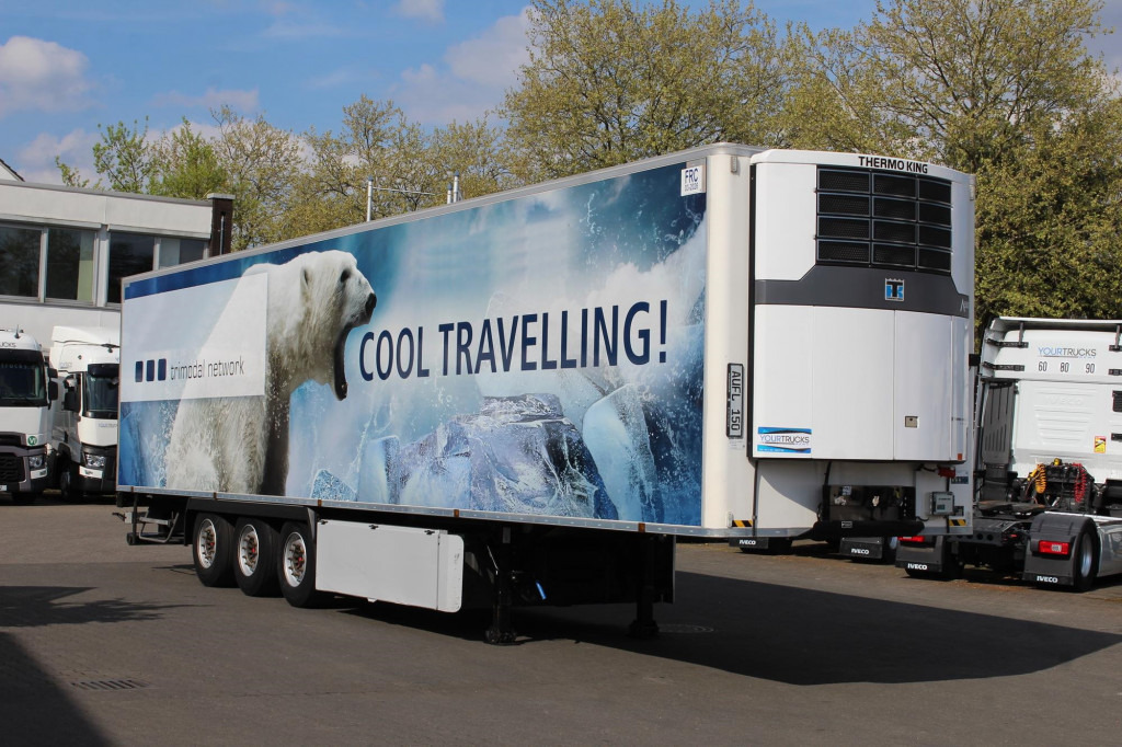 סמיטריילר עם קירור Chereau Thermo King A500 Doppelstock Blumen SAF Lift: תמונה 9