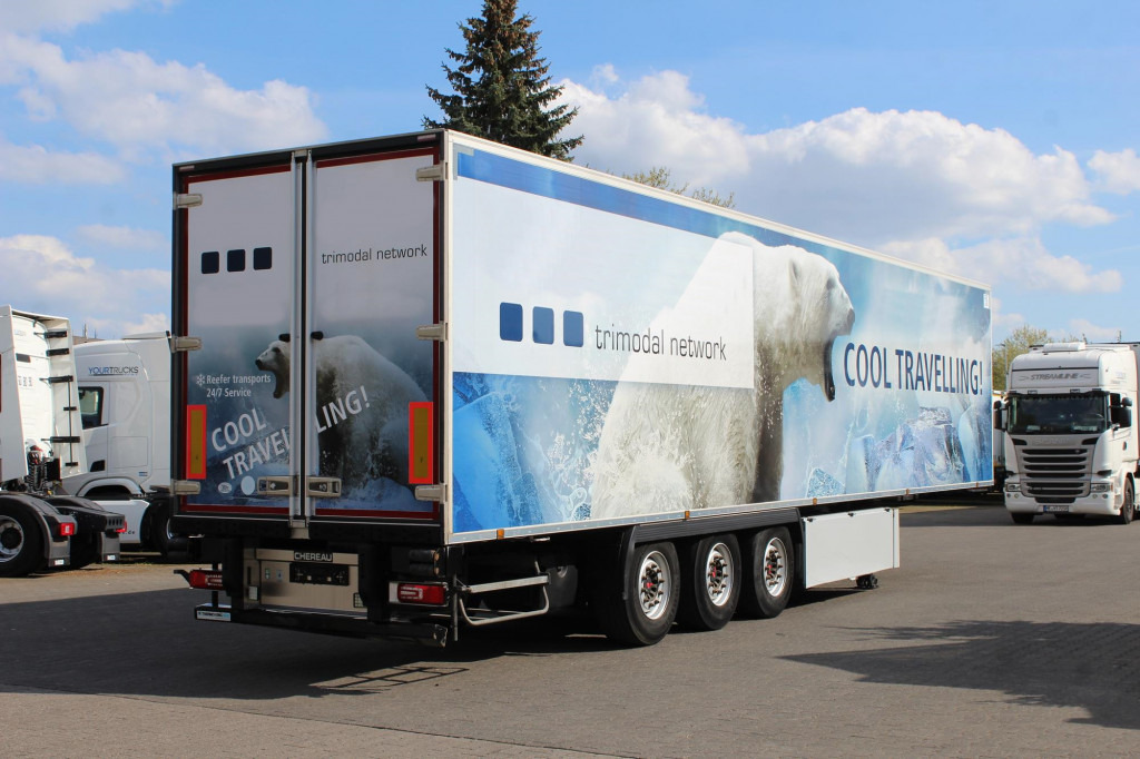 סמיטריילר עם קירור Chereau Thermo King A500 Doppelstock Blumen SAF Lift: תמונה 10