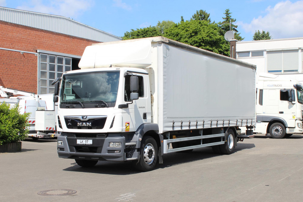 MAN TGM 18.290 EURO 6 Plane Klima LDW Edscha LBW - משאית וילונות צד: תמונה 1 MAN TGM 18.290 EURO 6 Plane Klima LDW Edscha LBW - משאית וילונות צד: תמונה 1