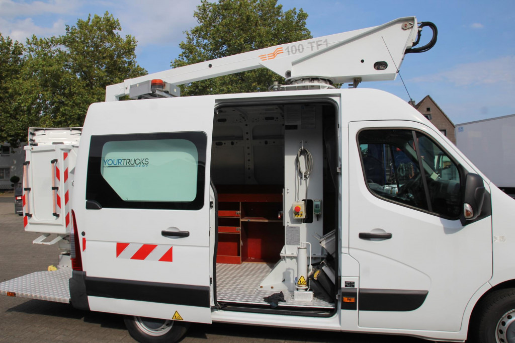פלטפורמה אווירית מותקנת על משאית Renault Master  Comilev 100TF1 10m Klima nur 167h HU-UVV: תמונה 13