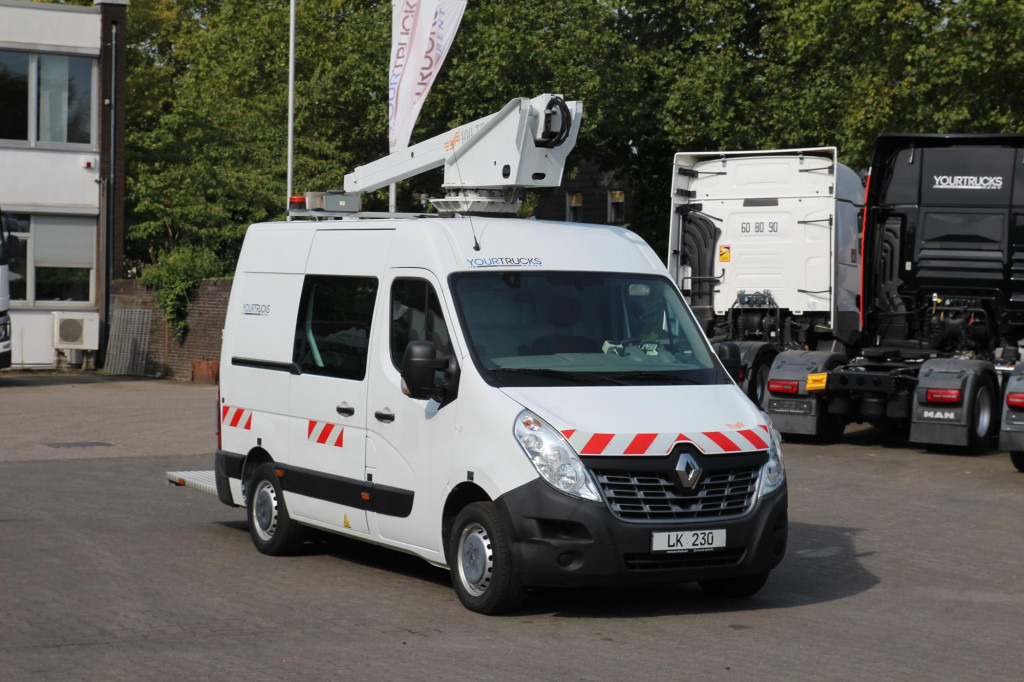 פלטפורמה אווירית מותקנת על משאית Renault Master  Comilev 100TF1 10m Klima nur 167h HU-UVV: תמונה 9