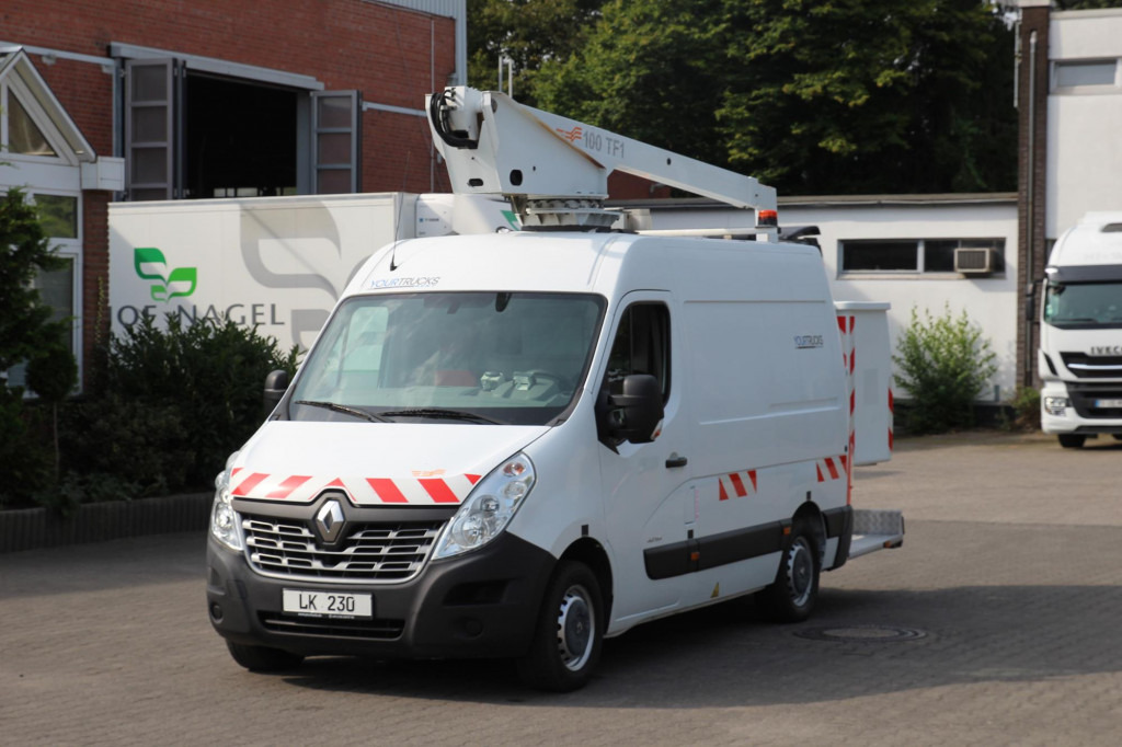 Renault Master Comilev 100TF1 10m Klima nur 167h HU-UVV - פלטפורמה אווירית מותקנת על משאית: תמונה 1 Renault Master Comilev 100TF1 10m Klima nur 167h HU-UVV - פלטפורמה אווירית מותקנת על משאית: תמונה 1