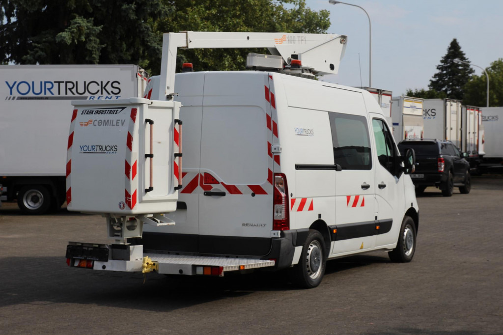 פלטפורמה אווירית מותקנת על משאית Renault Master  Comilev 100TF1 10m Klima nur 167h HU-UVV: תמונה 10