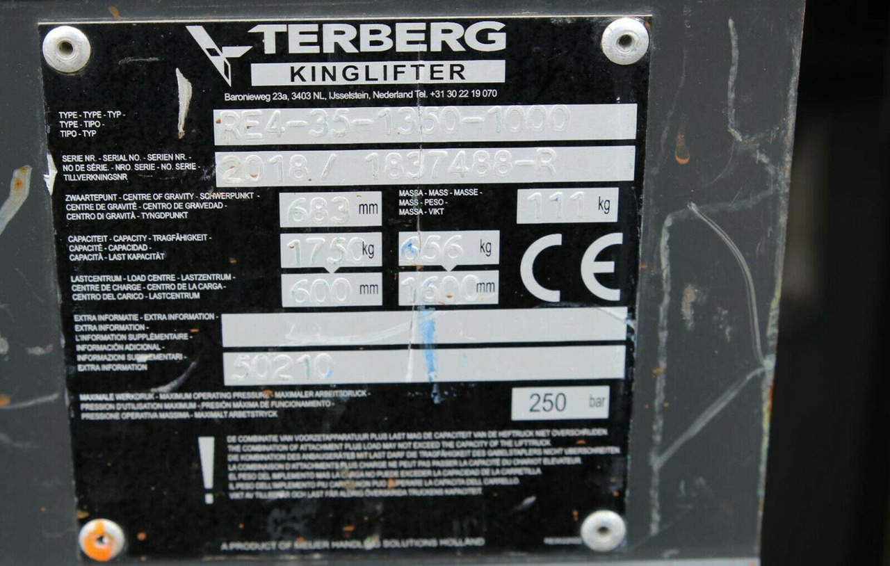 מלגזת סולר Terberg Kinglifter TKL-M1x3 Mitnahmestapler 470h: תמונה 12