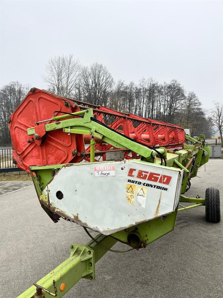 CLAAS Schneidwerk Claas C660 mit Autocontour, Transportwagen - צרופת מקצרת מספוא: תמונה 3 CLAAS Schneidwerk Claas C660 mit Autocontour, Transportwagen - צרופת מקצרת מספוא: תמונה 3