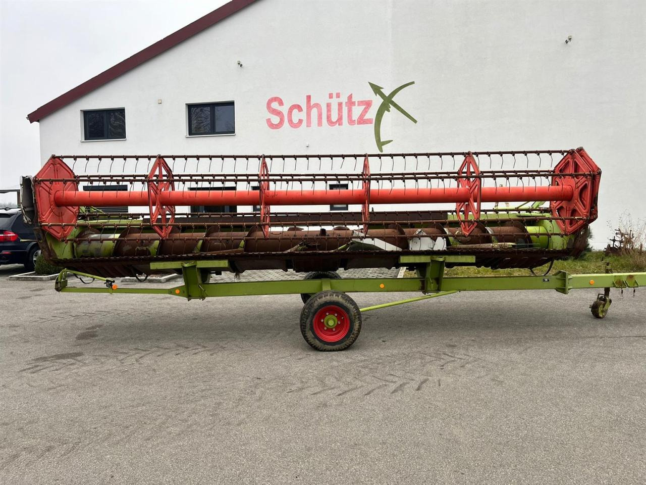CLAAS Schneidwerk Claas C660 mit Autocontour, Transportwagen - צרופת מקצרת מספוא: תמונה 1 CLAAS Schneidwerk Claas C660 mit Autocontour, Transportwagen - צרופת מקצרת מספוא: תמונה 1