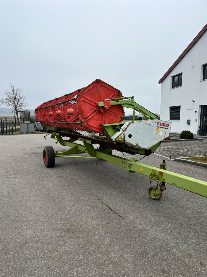 CLAAS Schneidwerk Claas C660 mit Autocontour, Transportwagen - צרופת מקצרת מספוא: תמונה 5 CLAAS Schneidwerk Claas C660 mit Autocontour, Transportwagen - צרופת מקצרת מספוא: תמונה 5