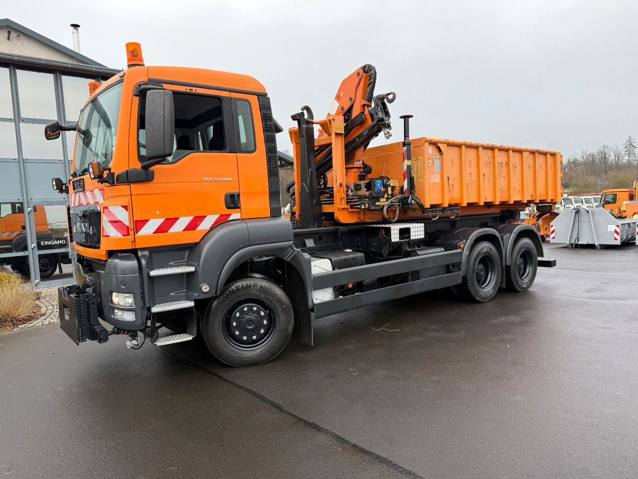 MAN TGS 33.400 6x6 Blattfederung Original 120500 km - משאית הרמת וו: תמונה 4 MAN TGS 33.400 6x6 Blattfederung Original 120500 km - משאית הרמת וו: תמונה 4