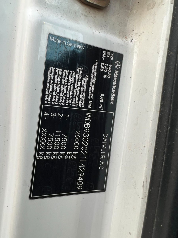 Mercedes-Benz Actros 2532 6x2 MP3 Faun Power Press 524 - משאית אשפה: תמונה 5 Mercedes-Benz Actros 2532 6x2 MP3 Faun Power Press 524 - משאית אשפה: תמונה 5