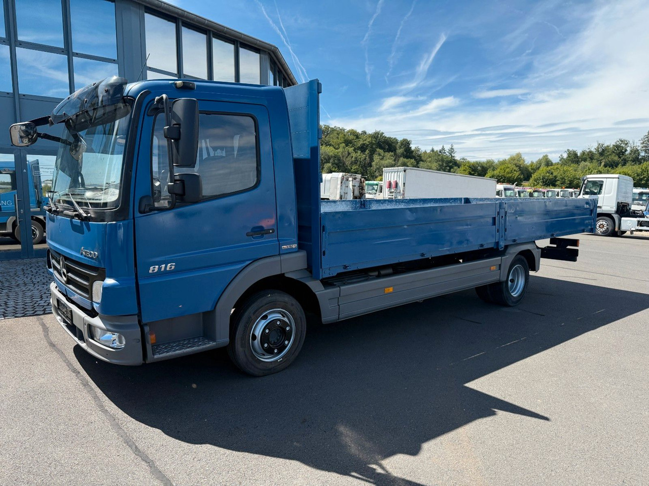 Mercedes-Benz Atego 816 Euro 5 AHK + Druckluftanschlüssen - משאית צד נופל/ שטוחה: תמונה 3 Mercedes-Benz Atego 816 Euro 5 AHK + Druckluftanschlüssen - משאית צד נופל/ שטוחה: תמונה 3