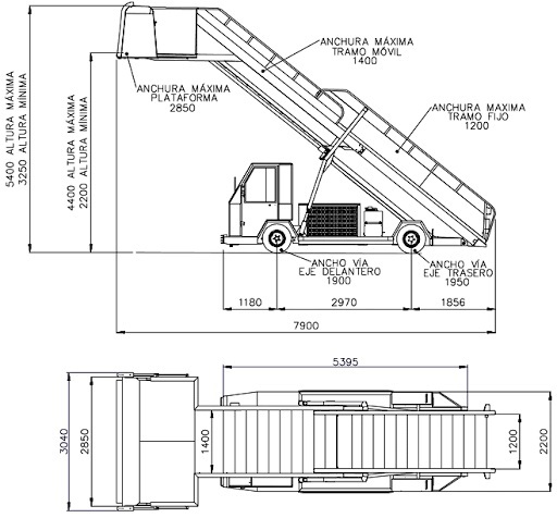 TEMG Pax Stairs TG2244 - מדרגות נוסעים: תמונה 2 TEMG Pax Stairs TG2244 - מדרגות נוסעים: תמונה 2