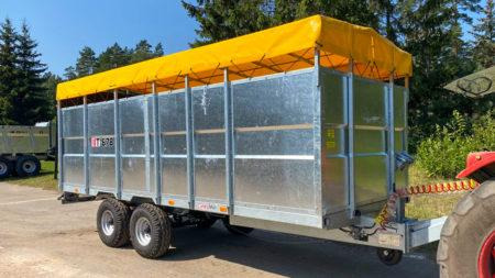 Viehanhänger Tandem Viehwagen Viehtransporter Anhänger - קרון נגרר להובלת בעלי חיים: תמונה 2 Viehanhänger Tandem Viehwagen Viehtransporter Anhänger - קרון נגרר להובלת בעלי חיים: תמונה 2