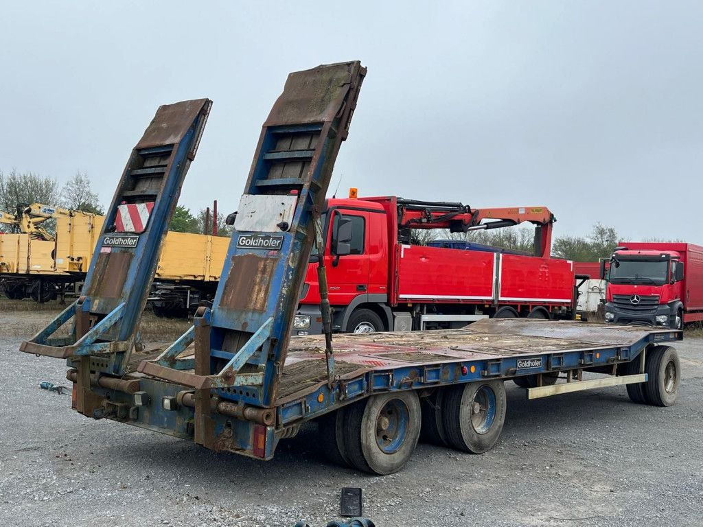Goldhofer Tieflader TU 3-24/80 Tiefladeranhänger Rampen - קרון נגרר עם מטען נמוך: תמונה 4 Goldhofer Tieflader TU 3-24/80 Tiefladeranhänger Rampen - קרון נגרר עם מטען נמוך: תמונה 4