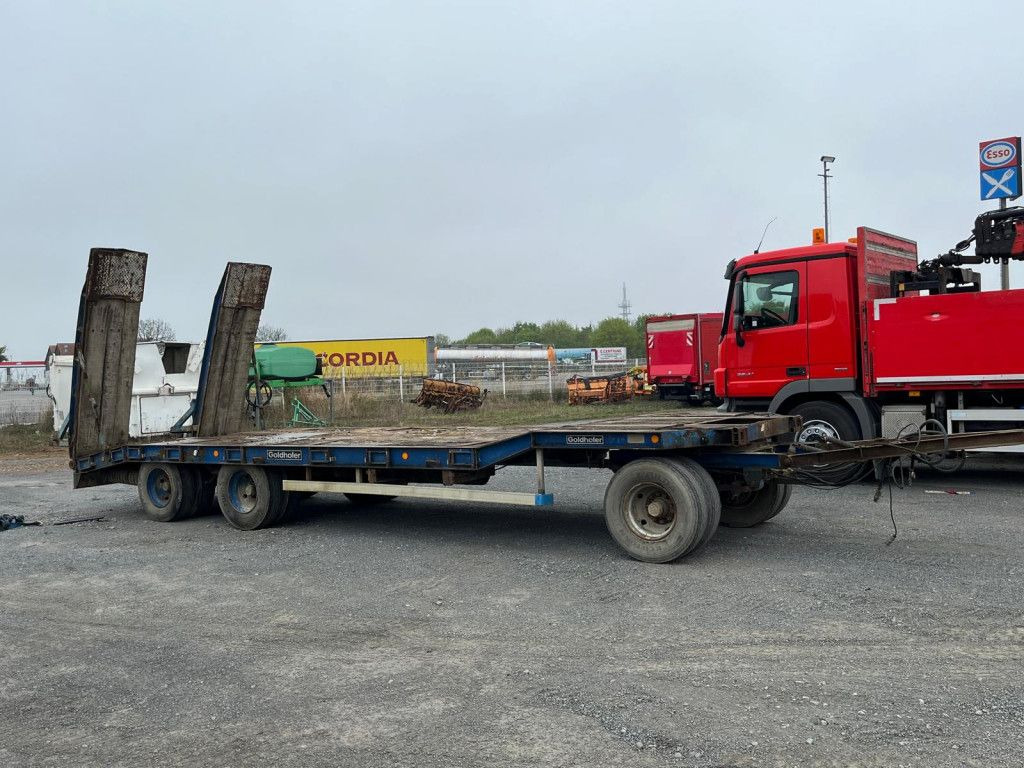 Goldhofer Tieflader TU 3-24/80 Tiefladeranhänger Rampen - קרון נגרר עם מטען נמוך: תמונה 2 Goldhofer Tieflader TU 3-24/80 Tiefladeranhänger Rampen - קרון נגרר עם מטען נמוך: תמונה 2