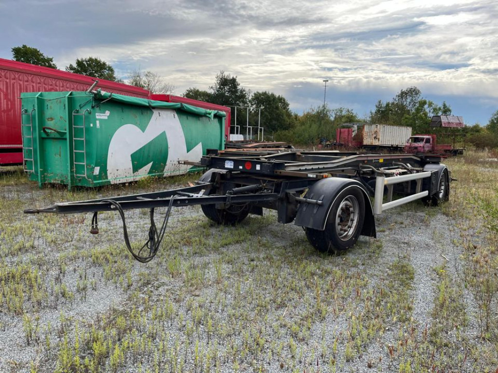 HUEFFERMANN 2-achs Abrollanhänger Containeranhänger HSA 18.70 - קרון נגרר מתגלגל/ מדלג: תמונה 1 HUEFFERMANN 2-achs Abrollanhänger Containeranhänger HSA 18.70 - קרון נגרר מתגלגל/ מדלג: תמונה 1