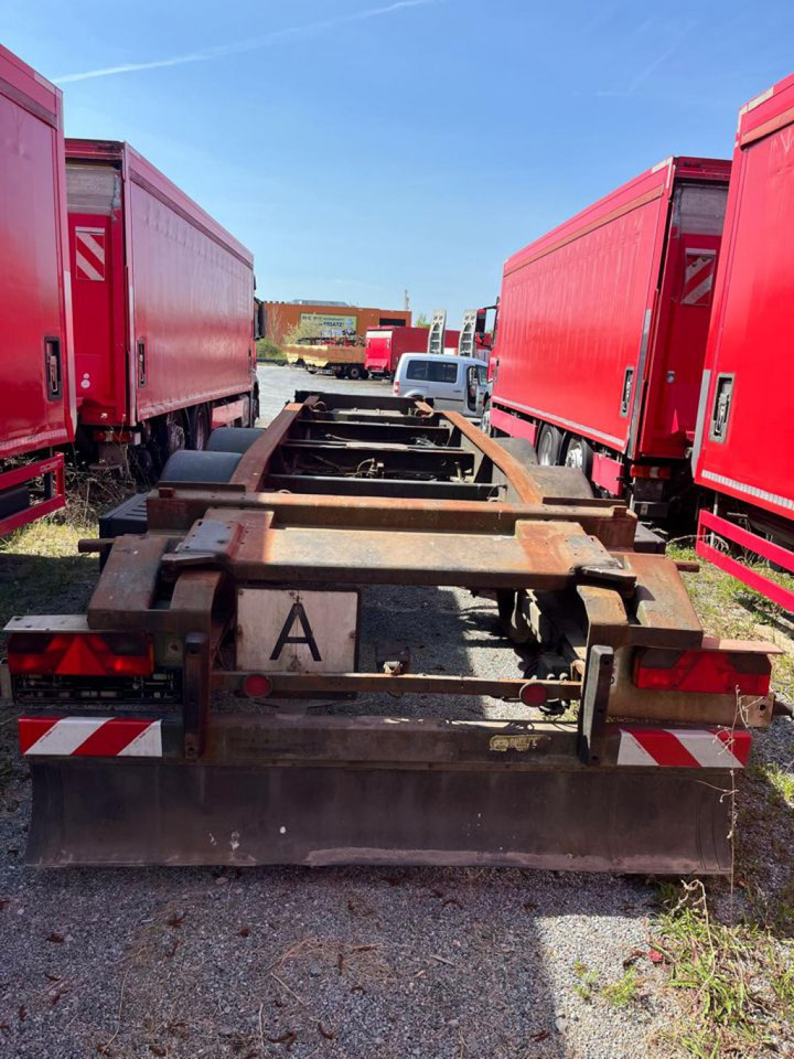 HUEFFERMANN Tandemanhänger HTS 1877 Containeranhänger - קרון נגרר מתגלגל/ מדלג: תמונה 5 HUEFFERMANN Tandemanhänger HTS 1877 Containeranhänger - קרון נגרר מתגלגל/ מדלג: תמונה 5