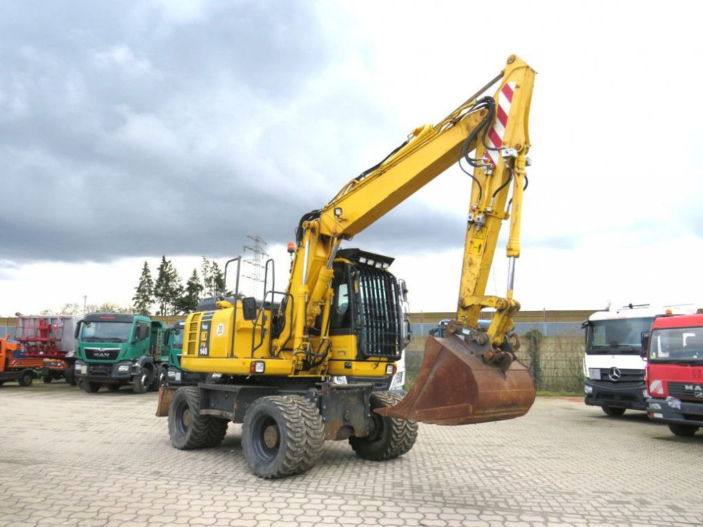 Komatsu Mobilbagger PW 148 - 8 Bagger 6.824h Deutsch top - מחפר גלגלים: תמונה 2 Komatsu Mobilbagger PW 148 - 8 Bagger 6.824h Deutsch top - מחפר גלגלים: תמונה 2