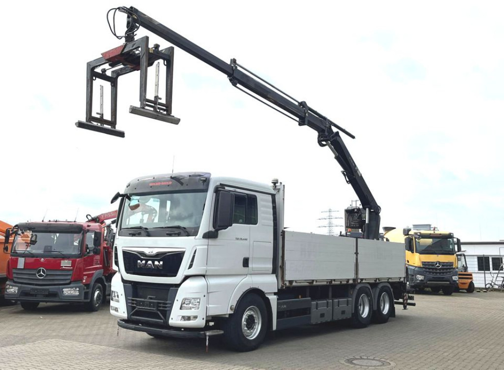 MAN MAN TG-X Pritsche Heckkran 26.440 6x4 Hiab XS 166 - משאית צד נופל/ שטוחה, משאית מנוף: תמונה 1 MAN MAN TG-X Pritsche Heckkran 26.440 6x4 Hiab XS 166 - משאית צד נופל/ שטוחה, משאית מנוף: תמונה 1