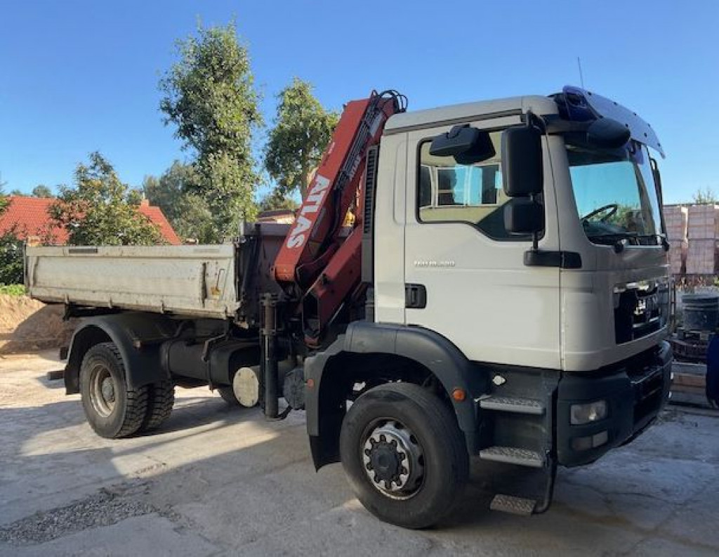 MAN TG-M 18.290 4x4 BB 2-Achs Allradkipper Kran Atlas 105+Funk - מזהיר, משאית מנוף: תמונה 1 MAN TG-M 18.290 4x4 BB 2-Achs Allradkipper Kran Atlas 105+Funk - מזהיר, משאית מנוף: תמונה 1